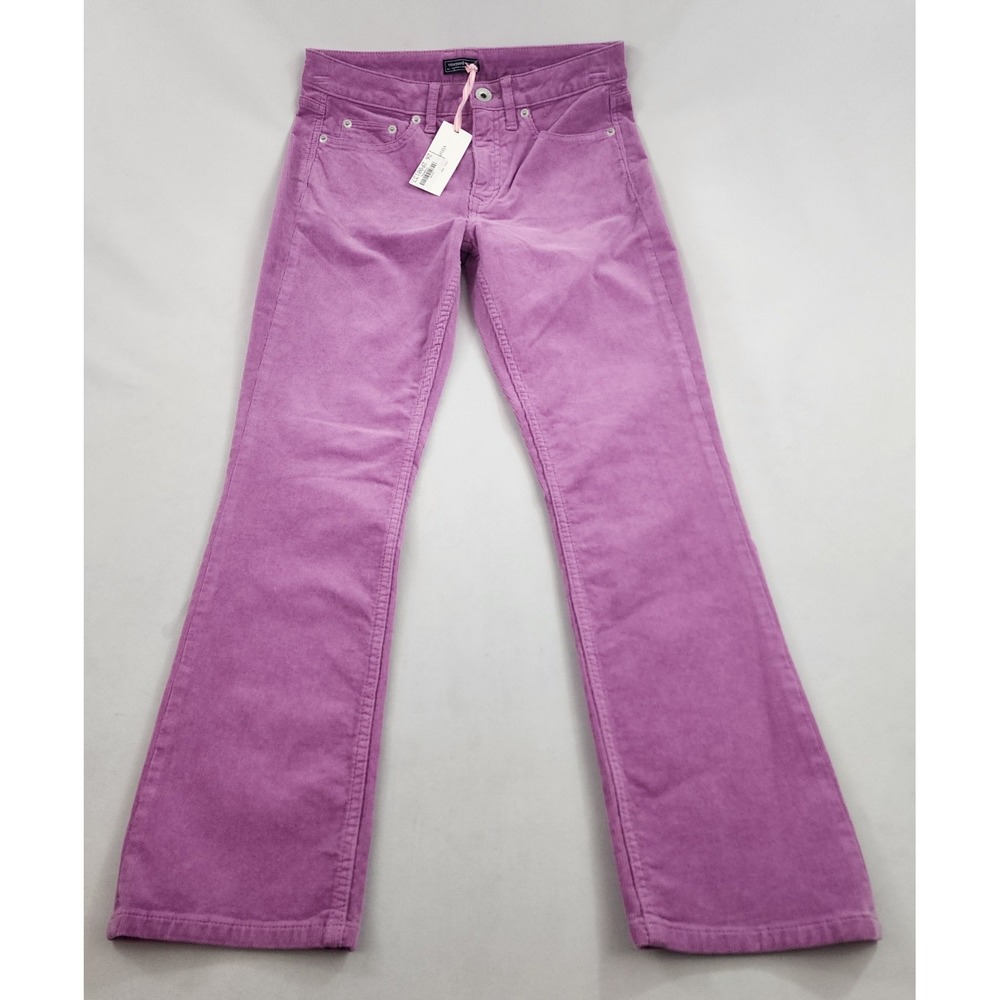 Vineyard Vines Mulberry Purple Kick Flare Corduroy Pants Womens 26 2P001378-542
